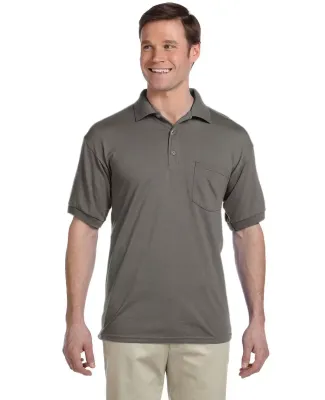 Gildan 8900 Ultra Blend Sport Shirt with Pocket in Graphite heather
