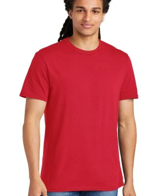 District Young Mens Concert Tee DT5000 in New red