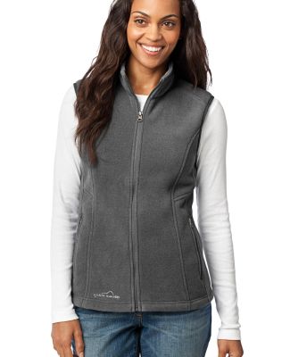 Eddie Bauer Ladies Fleece Vest EB205 in Grey steel