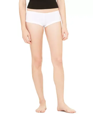 BELLA 491 Womens Boy Shorts in White