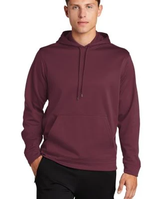 Sport Tek Sport Wick Fleece Hooded Pullover F244 in Maroon