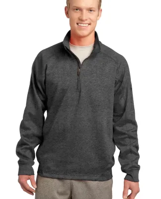 Sport Tek Tech Fleece 14 Zip Pullover F247 in Graphite hthr