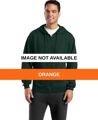 Sport Tek Full Zip Hooded Sweatshirt F258 Orange