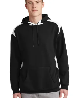 Sport Tek Pullover Hooded Sweatshirt with Contrast Black
