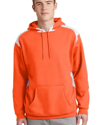 Sport Tek Pullover Hooded Sweatshirt with Contrast Orange
