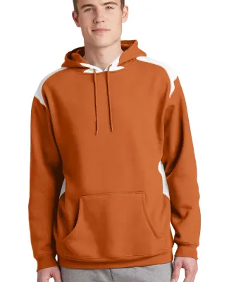 Sport Tek Pullover Hooded Sweatshirt with Contrast Texas Orange