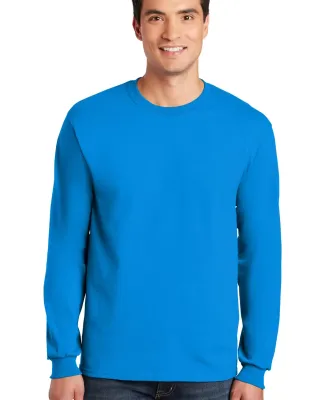 2400 Gildan Ultra Cotton Long Sleeve T Shirt  in Sapphire