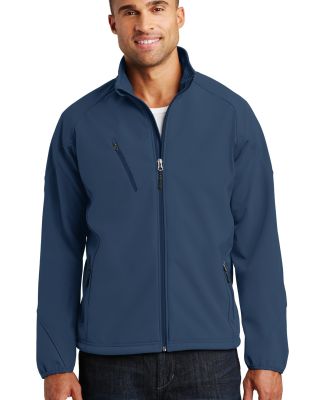 Port Authority Textured Soft Shell Jacket J705 in Insignia blue