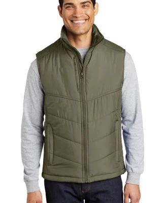Port Authority Puffy Vest J709 in Olive