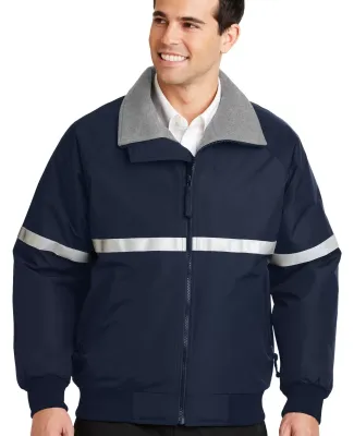 Port Authority Challenger153 Jacket with Reflectiv Tr Ny/Gry/Refl