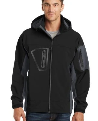 Port Authority Waterproof Soft Shell Jacket J798 in Black/graphite