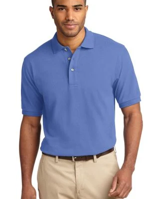 Port Authority Pique Knit Polo K420 in Blueberry