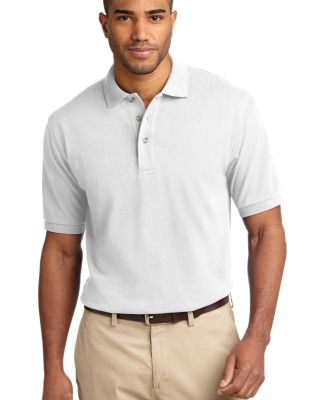 Port Authority Pique Knit Polo K420 in White