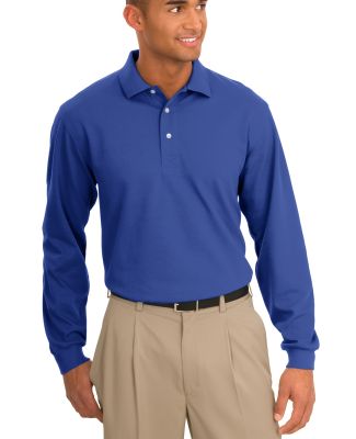 Port Authority Rapid Dry153 Long Sleeve Polo K455L in Royal