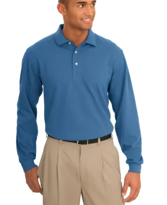 Port Authority Rapid Dry153 Long Sleeve Polo K455L Riviera Blue