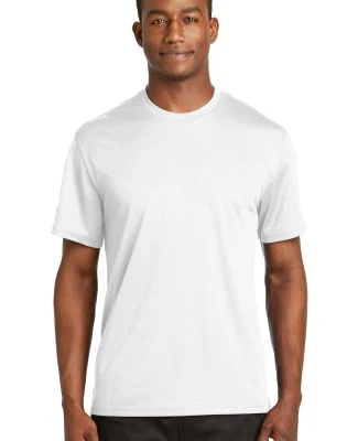 Sport Tek Dri Mesh Short Sleeve T Shirt K468 in White