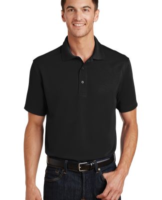 Port Authority Poly Bamboo Blend Pique Polo K497 in Black