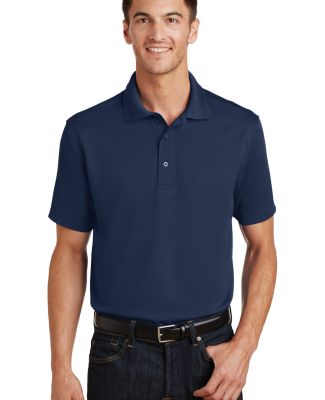 Port Authority Poly Bamboo Blend Pique Polo K497 in Navy