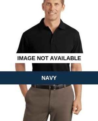 Port Authority Textured Polo with Wicking K499 Navy