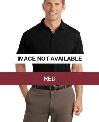 Port Authority Textured Polo with Wicking K499 Red