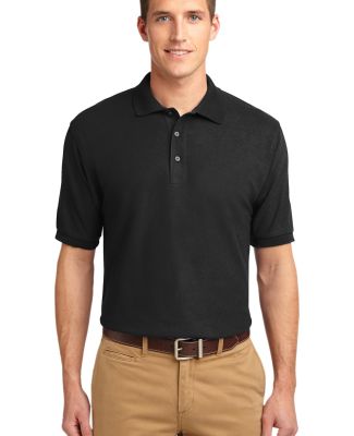 Port Authority Silk Touch153 Polo K500 in Black