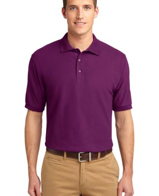 Port Authority Silk Touch153 Polo K500 in Deep berry