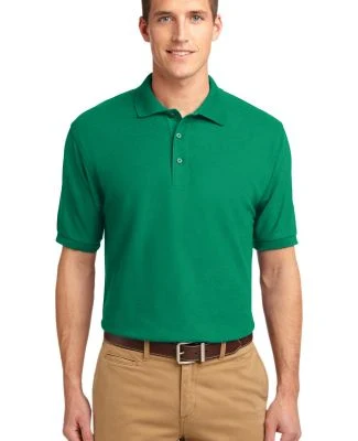 Port Authority Silk Touch153 Polo K500 in Kelly green