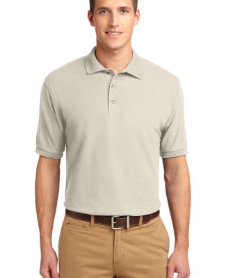 Port Authority Silk Touch153 Polo K500 in Light stone