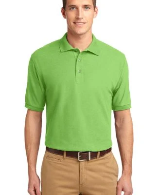 Port Authority Silk Touch153 Polo K500 in Lime