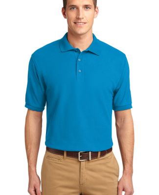 Port Authority Silk Touch153 Polo K500 in Turquoise