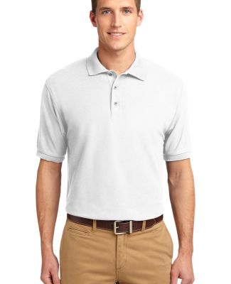 Port Authority Silk Touch153 Polo K500 in White