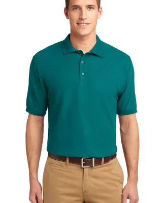 Port Authority Silk Touch153 Polo K500 Teal Green
