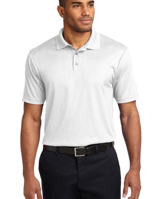 Port Authority Performance Fine Jacquard Polo K528 in White