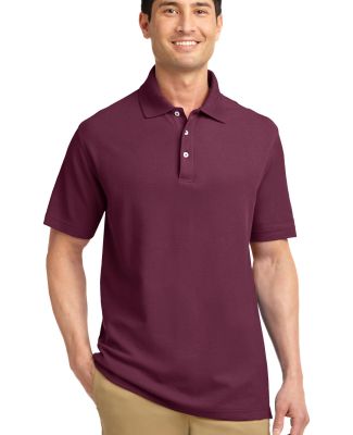 Port Authority EZCotton153 Pique Polo K800 in Maroon
