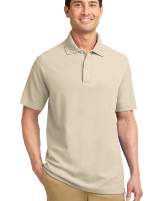 Port Authority EZCotton153 Pique Polo K800 in Oyster