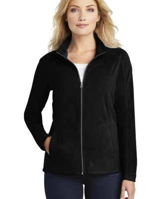Port Authority Ladies Microfleece Jacket L223 in Black