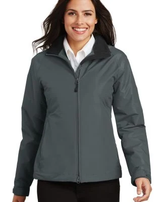 Port Authority Ladies Challenger153 Jacket L354 in Steel gy/tr bk