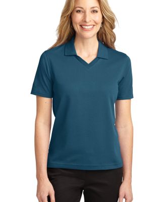 Port Authority Ladies Rapid Dry153 Polo L455 in Moroccan blue
