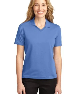 Port Authority Ladies Rapid Dry153 Polo L455 in Riviera blue