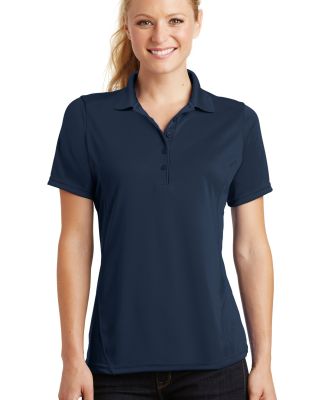 Sport Tek Ladies Dry Zone153 Raglan Accent Polo L4 in True navy