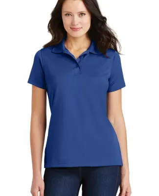 Port Authority Ladies Poly Bamboo Blend Pique Polo Royal