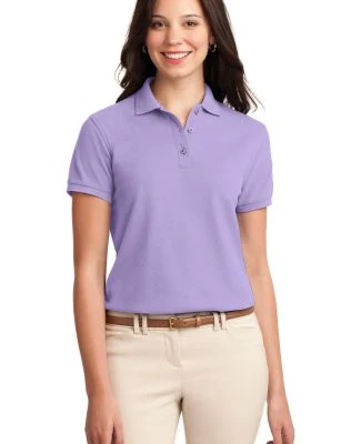 Port Authority L500 Ladies Silk Touch Polo  in Brt lavender