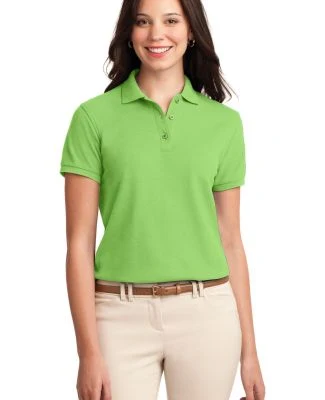 Port Authority L500 Ladies Silk Touch Polo  in Lime