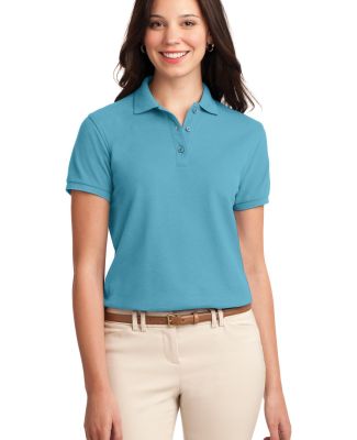 Port Authority Ladies Silk Touch153 Polo L500 in Maui blue