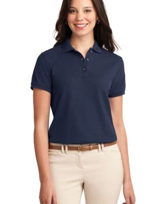 Port Authority Ladies Silk Touch153 Polo L500 in Navy