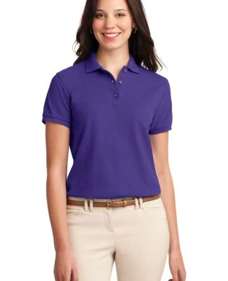 Port Authority Ladies Silk Touch153 Polo L500 in Purple