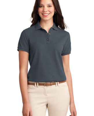 Port Authority L500 Ladies Silk Touch Polo  in Steel grey