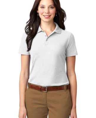 Port Authority Ladies Stain Resistant Polo L510 in White