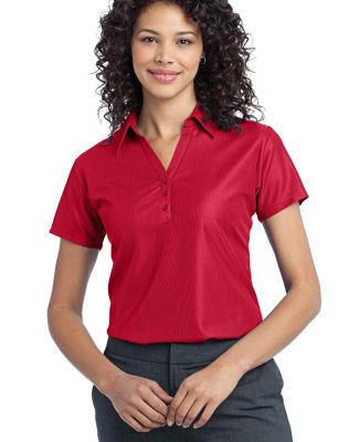 Port Authority Ladies Vertical Pique Polo L512 in Classic red