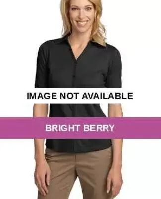 Port Authority  Ladies Silk Touch153 Interlock But Bright Berry